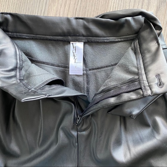 ASOS Vegan Leather Pants - Picture 4 of 5